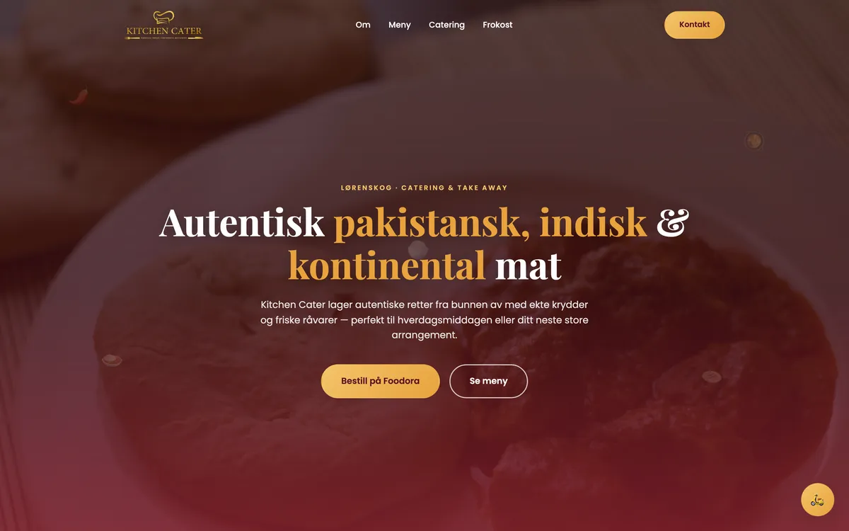 Skjermbilde av Kitchen Cater AS